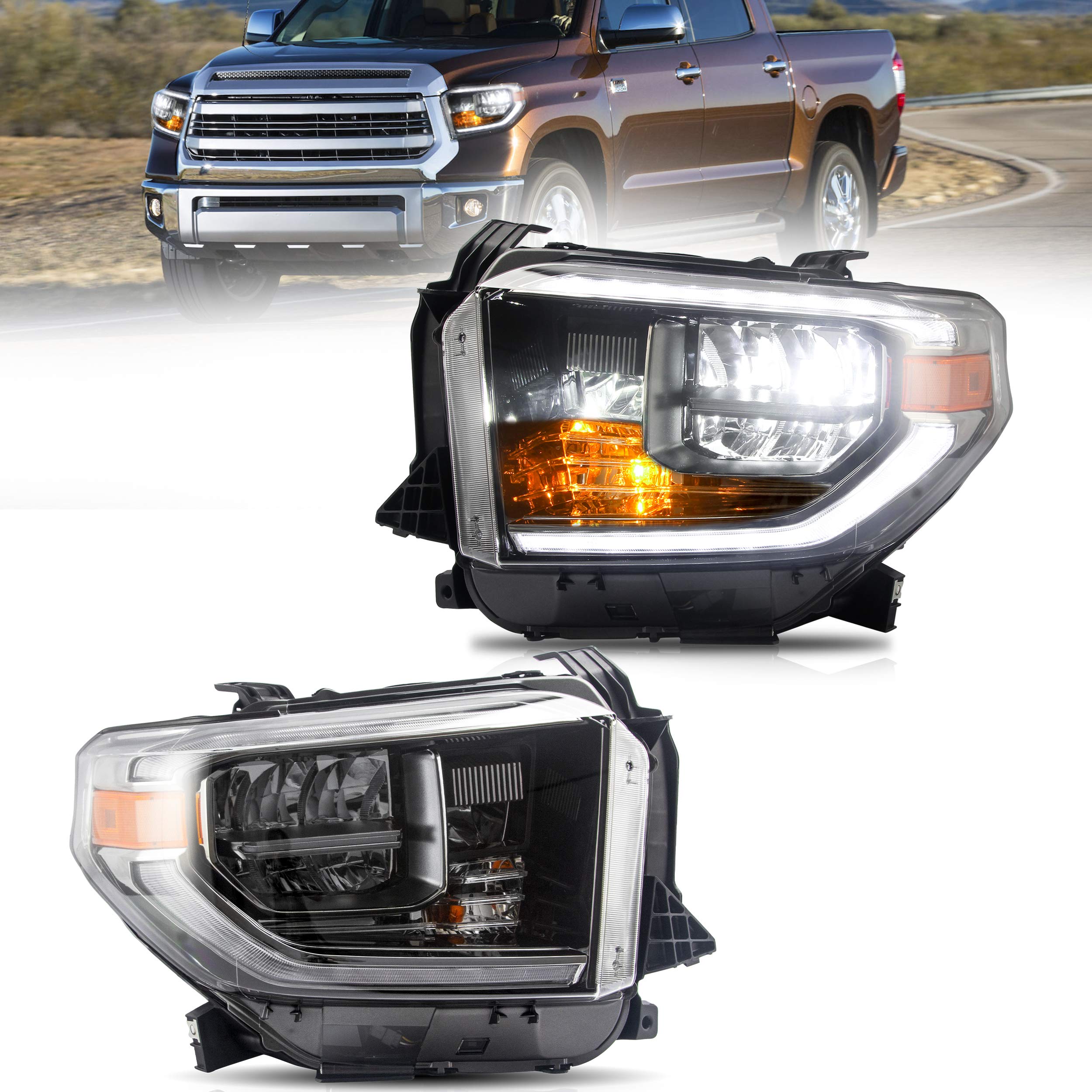 Amazon.com: VLAND Headlight Assembly Fit for 2014-2021 Toyota